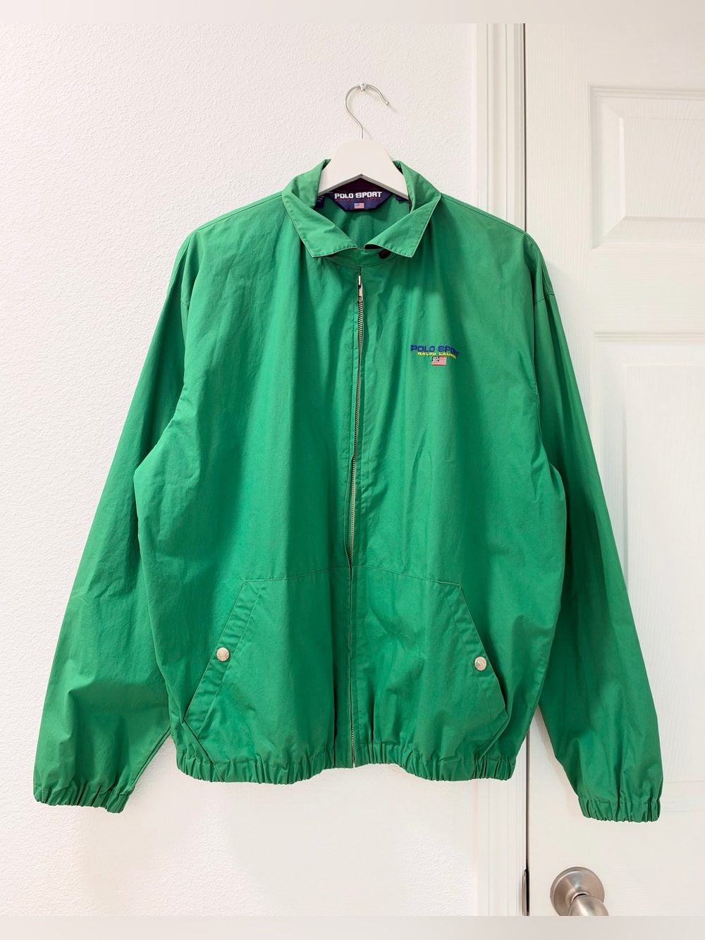 Vintage Polo Ralph Lauren Polo Sport Marsh Bomber Harrington jacket size large